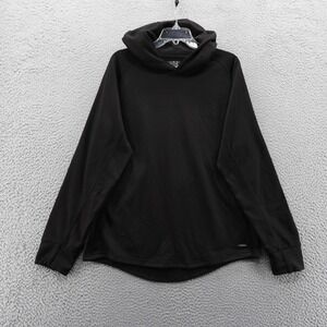 Motion Mens Black Long Sleeve‎ Hoodie Pullover Activewear Size Large NEW